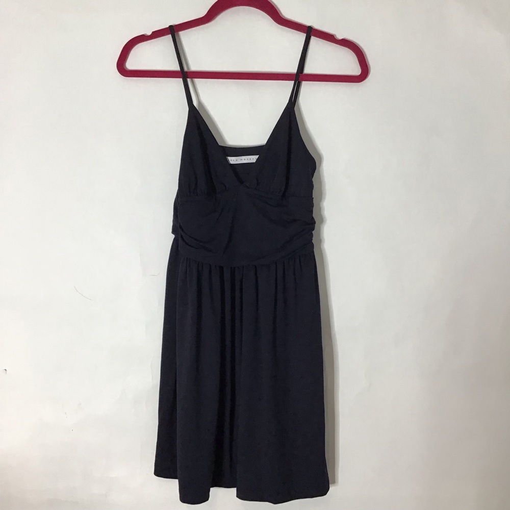 Susana Monaco V Neck Spaghetti Strap Mini Dress